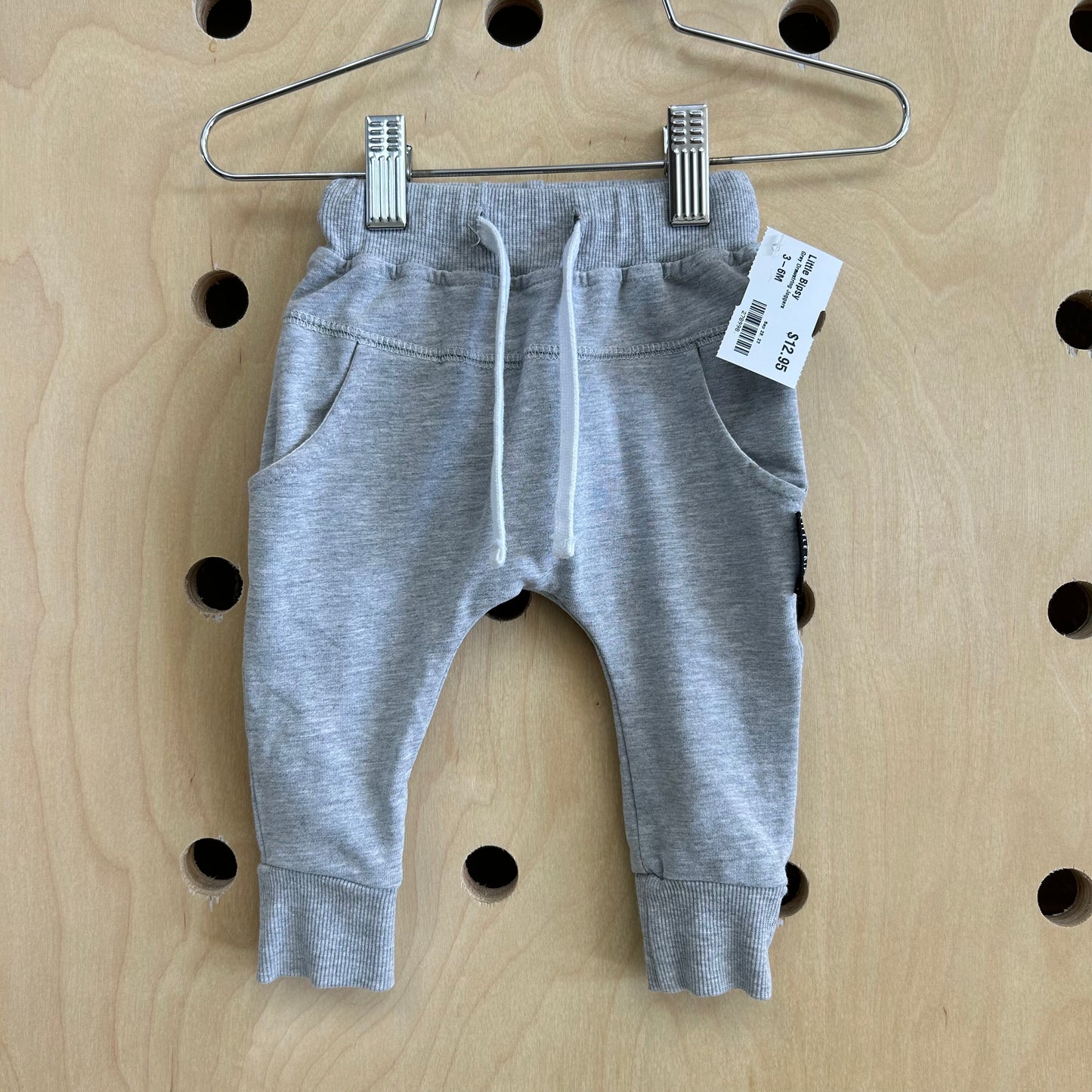 Grey Drawstring Joggers