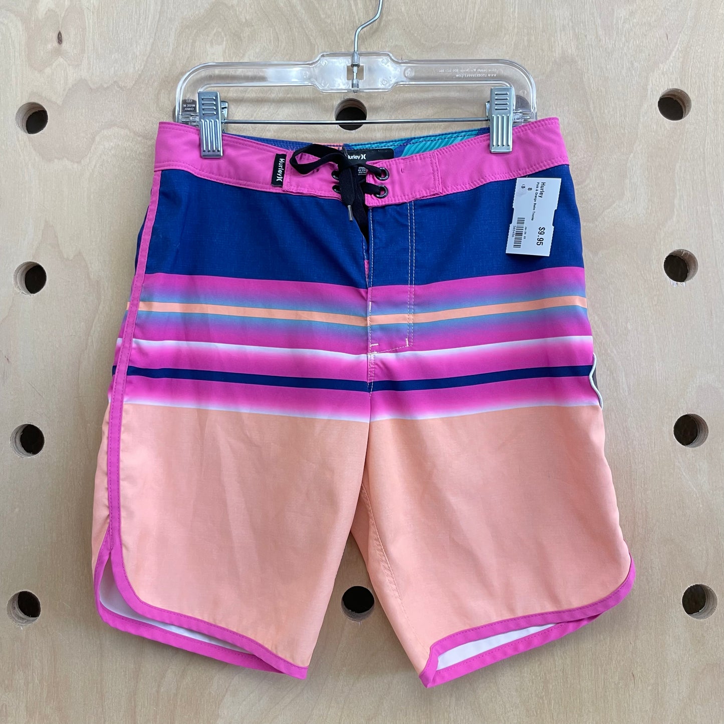 Pink & Orange Swim Trunks