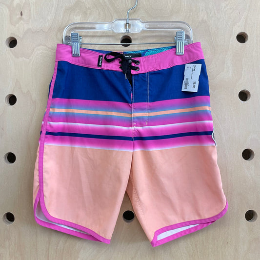 Pink & Orange Swim Trunks