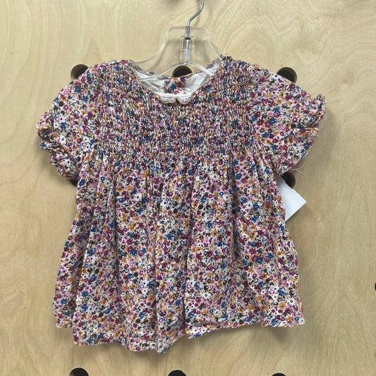 Floral Shirred Blouse
