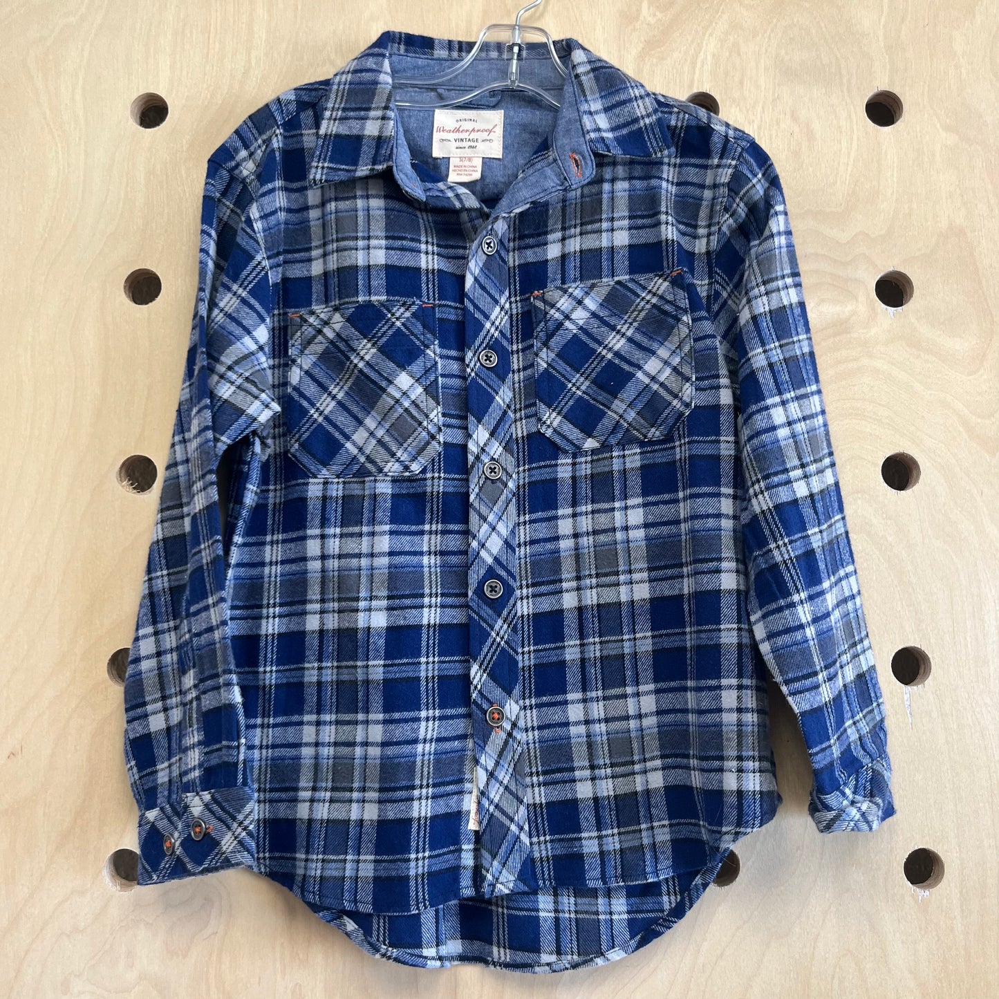Blue Vintage Flannel