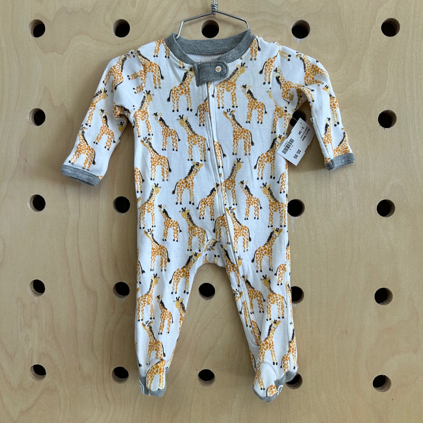 Giraffe Zip Footies