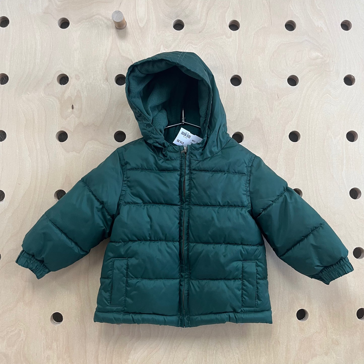 Green Puffer Jacket
