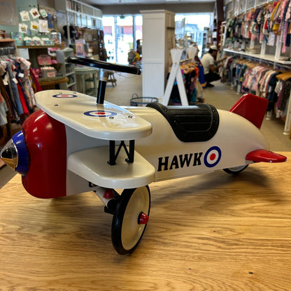 Hawk Metal Ride-On Airplane