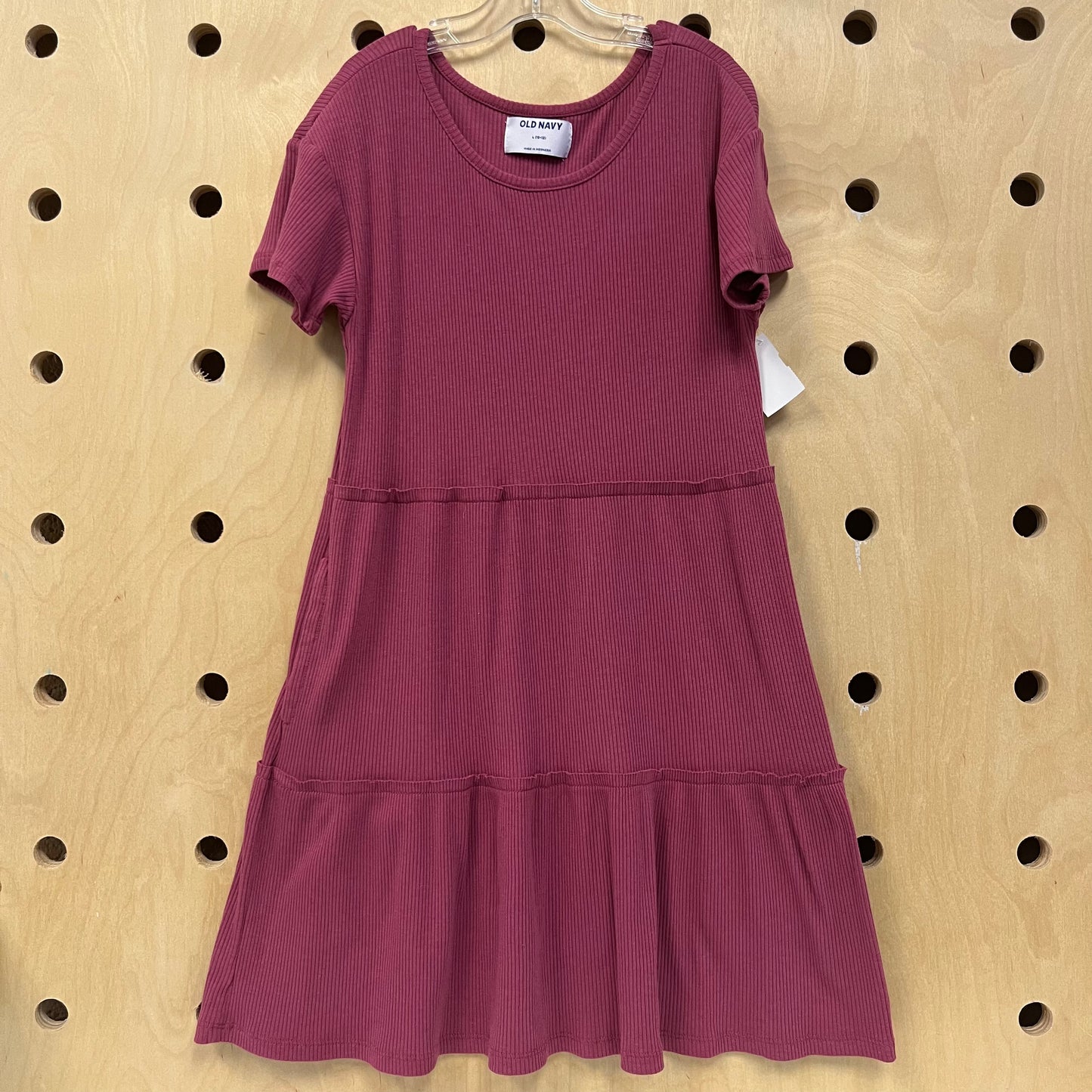 Mauve Ribbed Dress