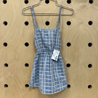 Blue Embroidered Jumper