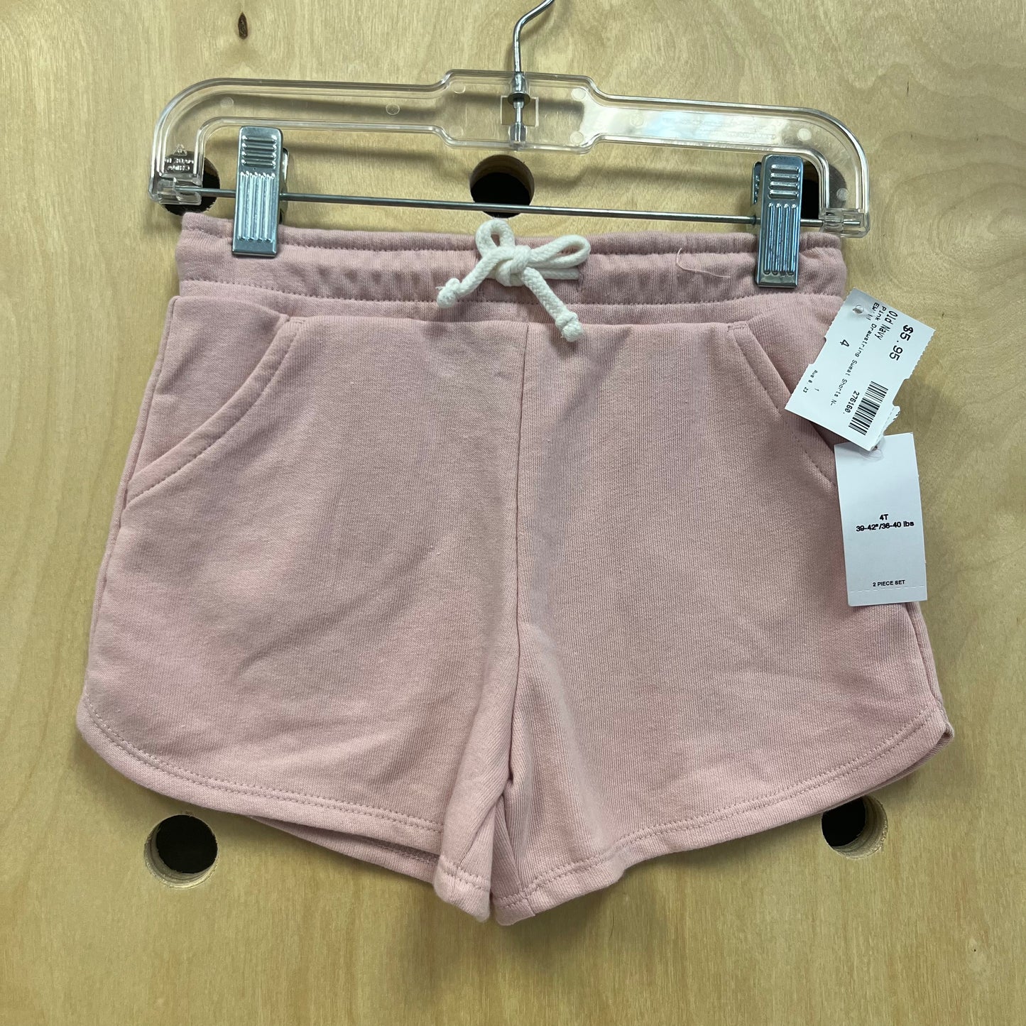 Pink Drawstring Sweat Shorts NEW!!!