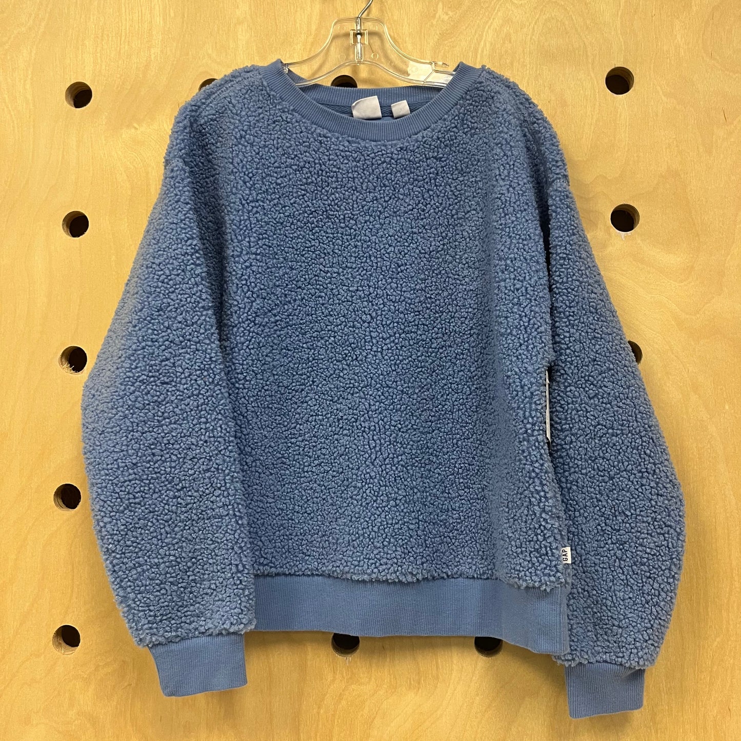 Blue Teddy Crew Neck Sweatshirt
