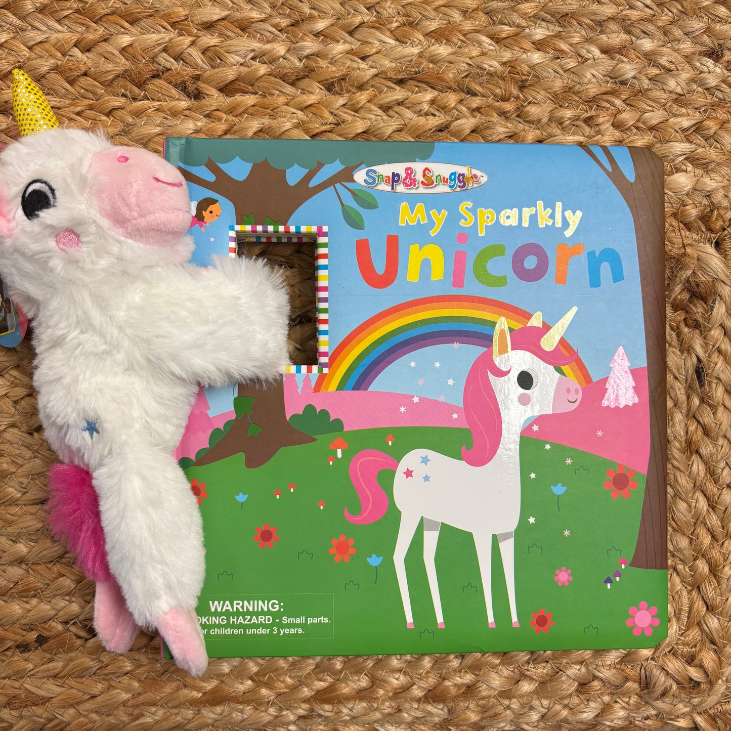 My Sparkly Unicorn Book w/ Plush