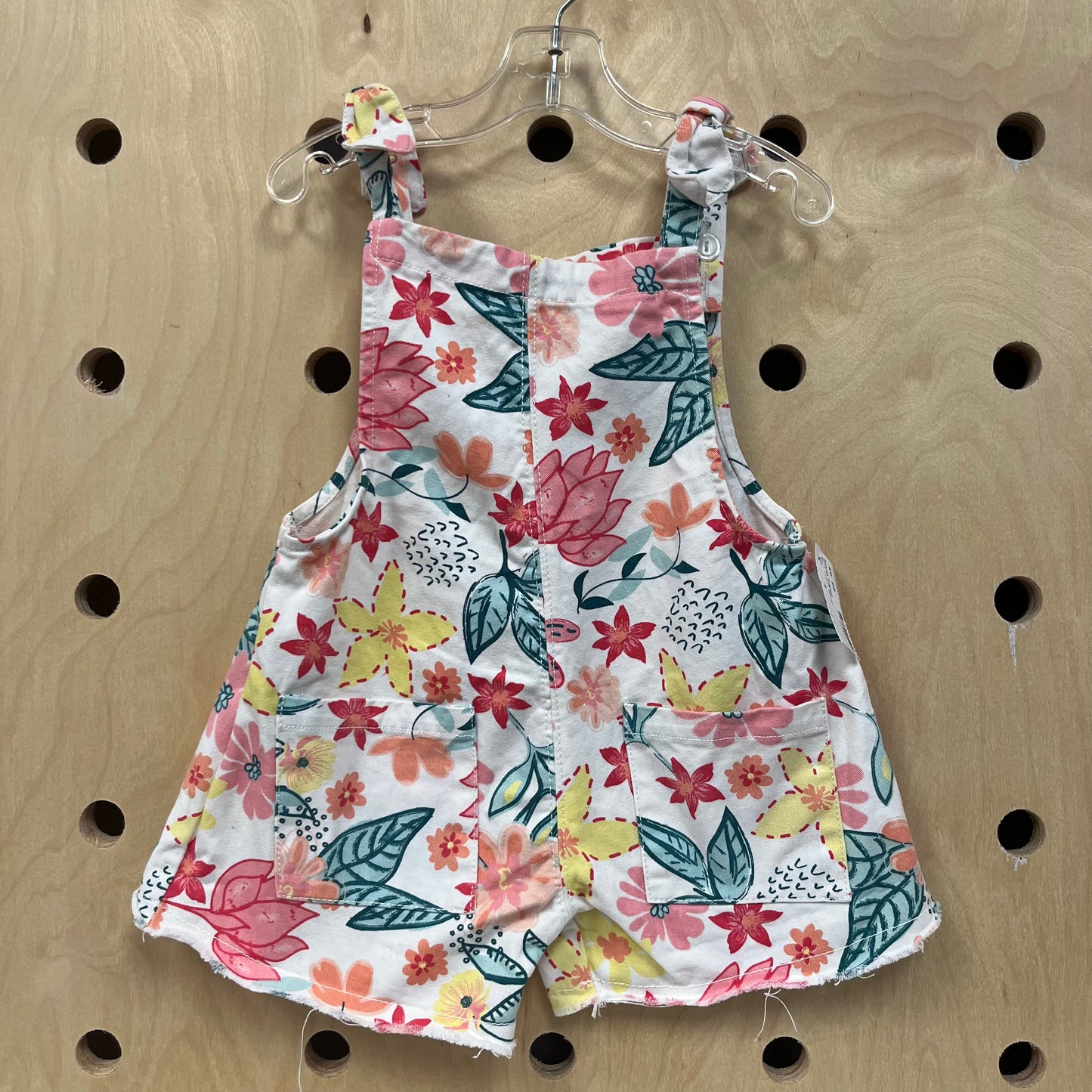 White Floral Romper