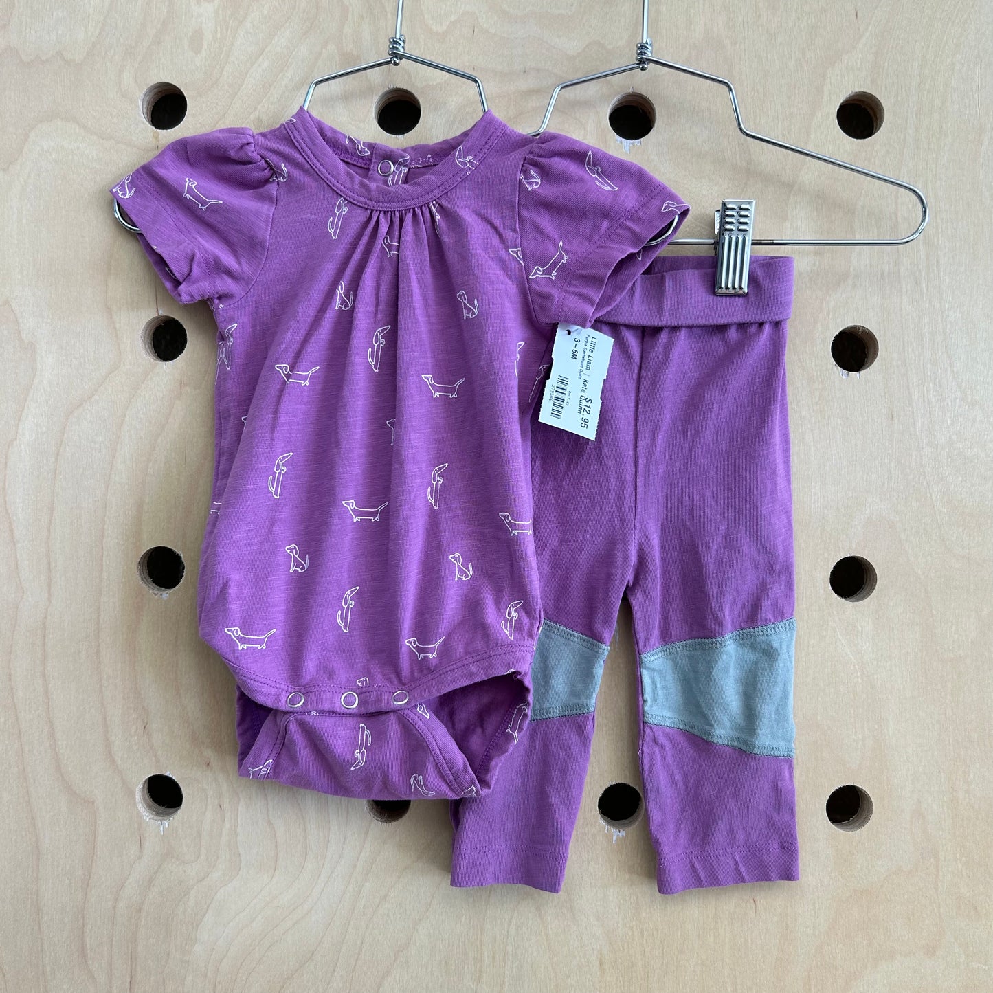 Purple Dachshund Outfit
