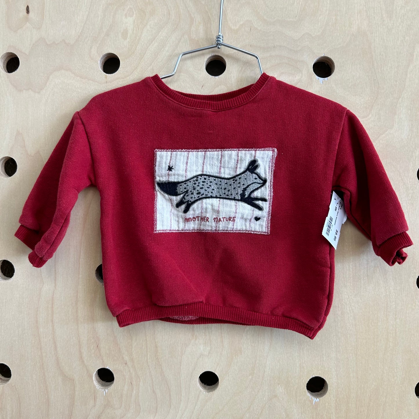Red Mother Nature Sweatshirt