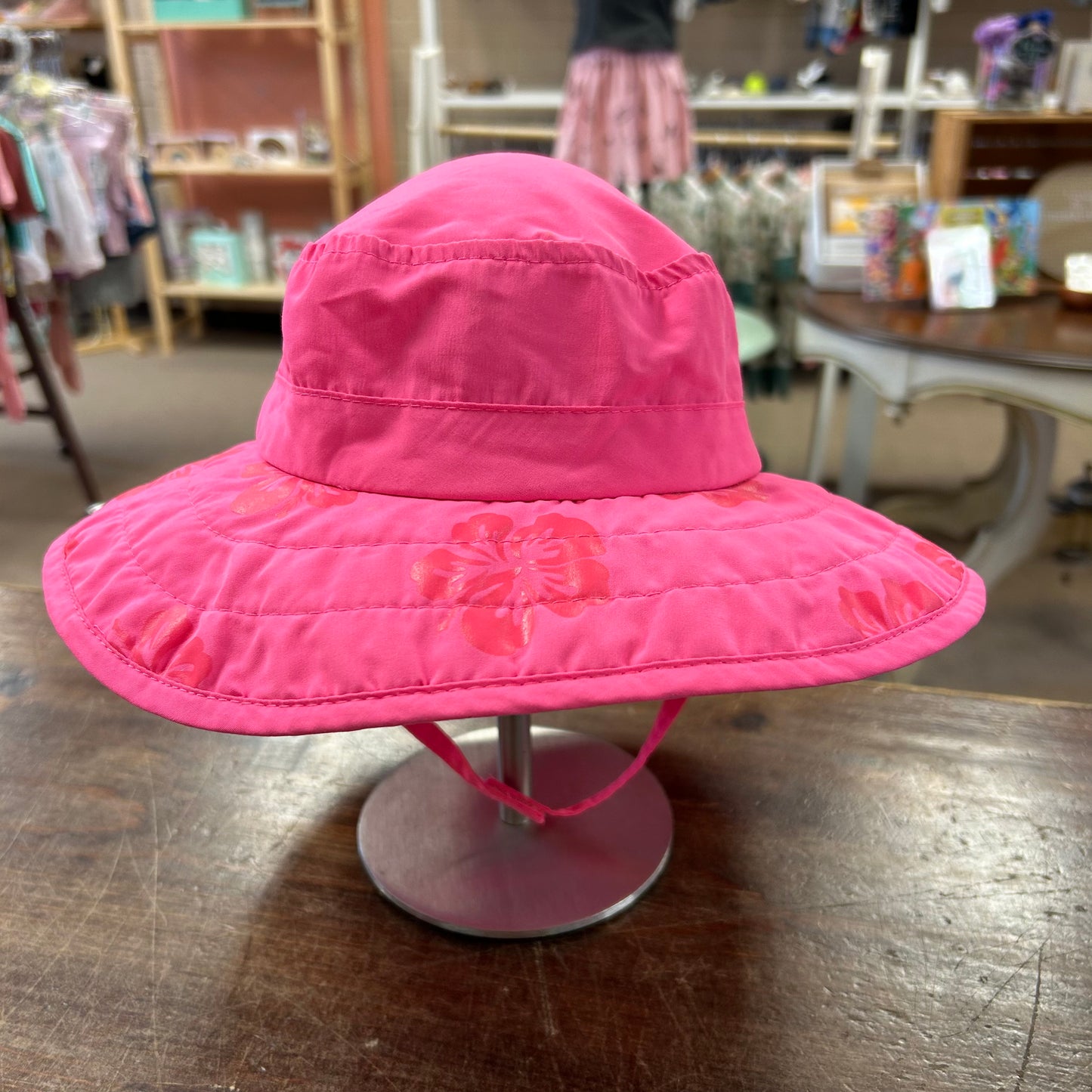 Pink Hibiscus Hat