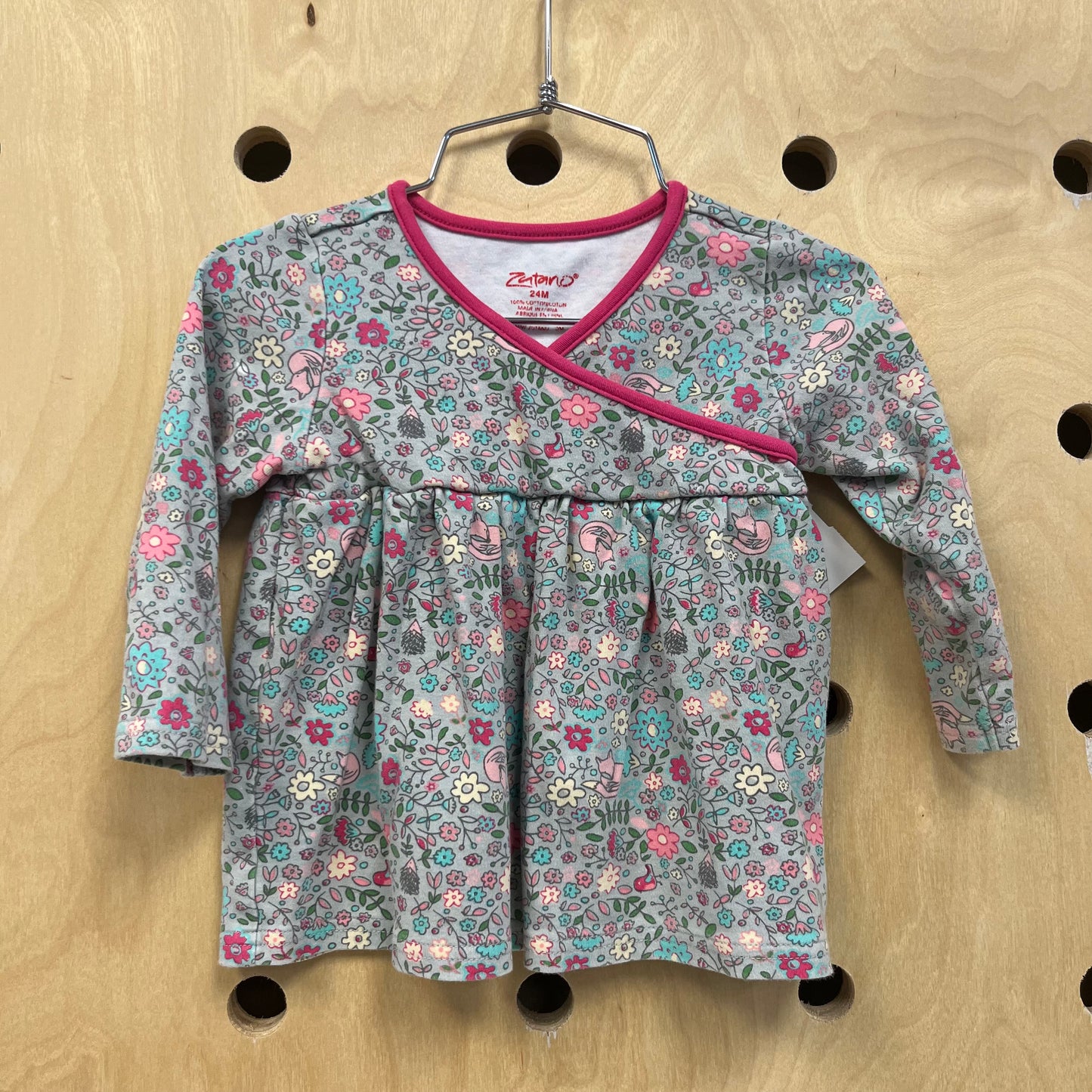 Grey Woodleand Fox Top