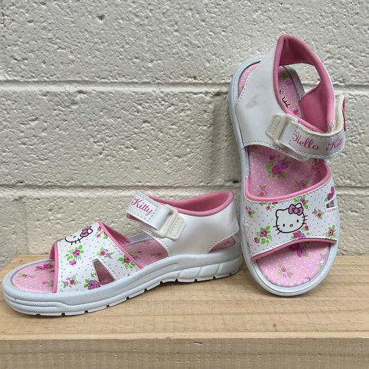 White & Pink Hello Kitty Sandals NEW!
