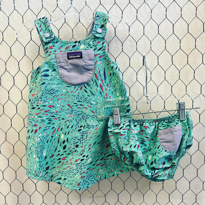 Blue Fish Dress w/ Bloomers