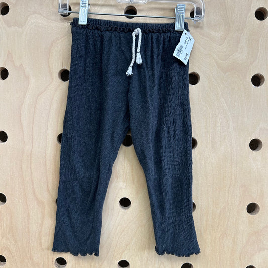 Dark Grey Drawstring Pants
