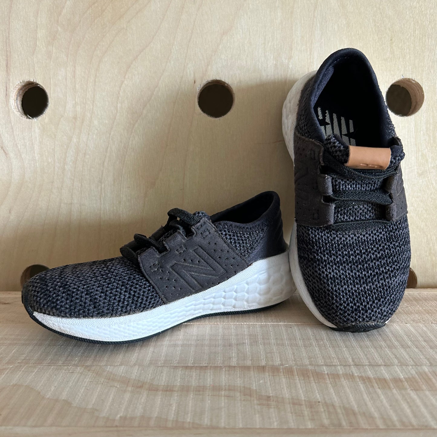 Black Mesh Slip On Sneakers
