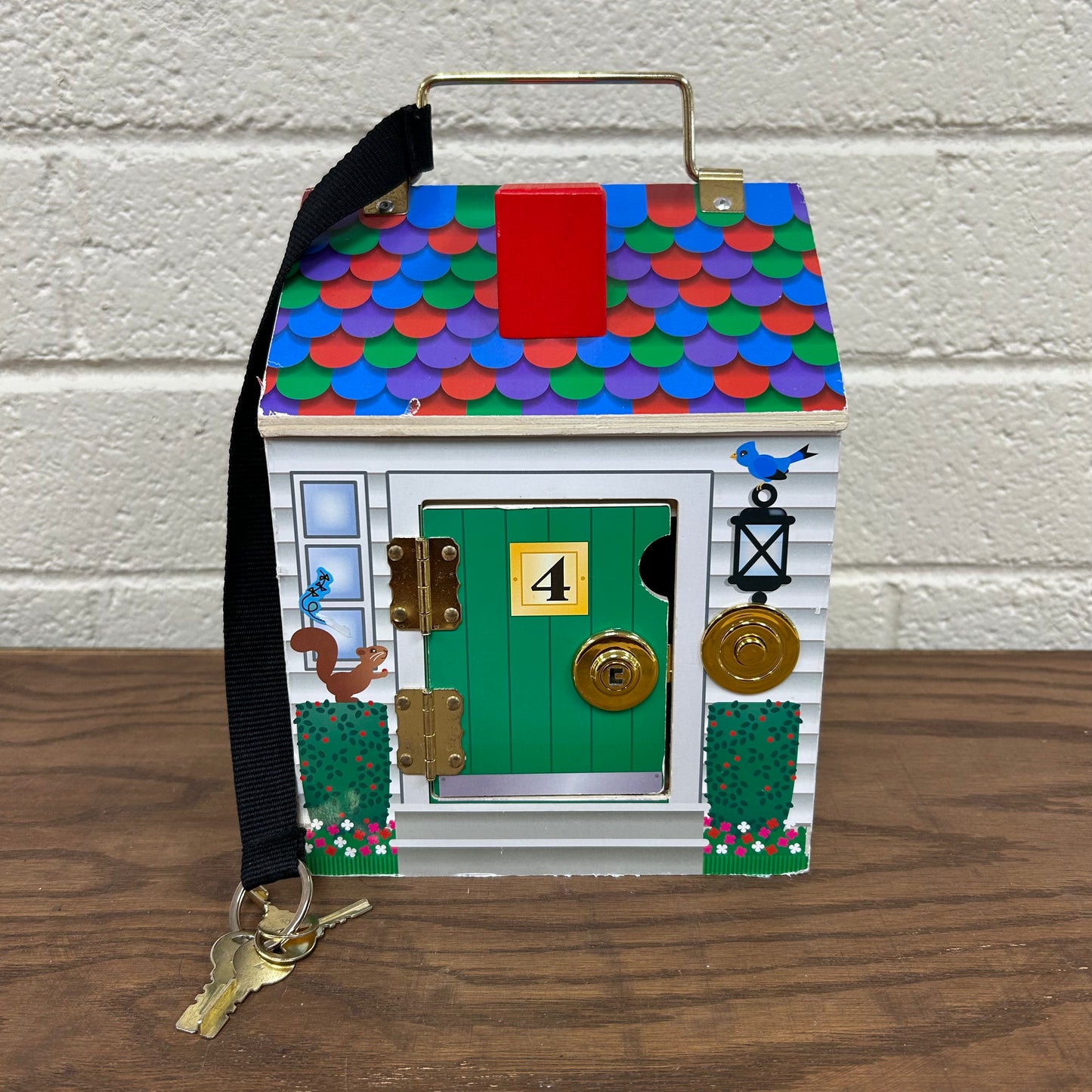 Wooden Doorbell House