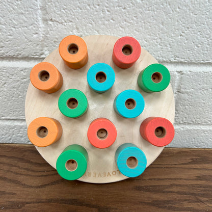 Wooden Peg Board