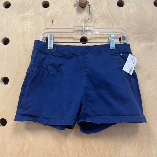 Navy Blue Side Pocket Shorts