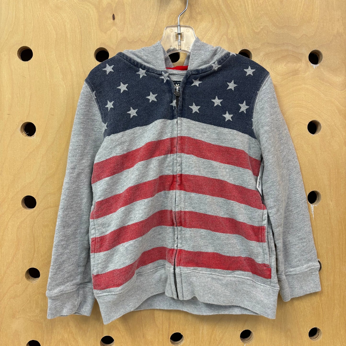 American Flag Zip Hoodie