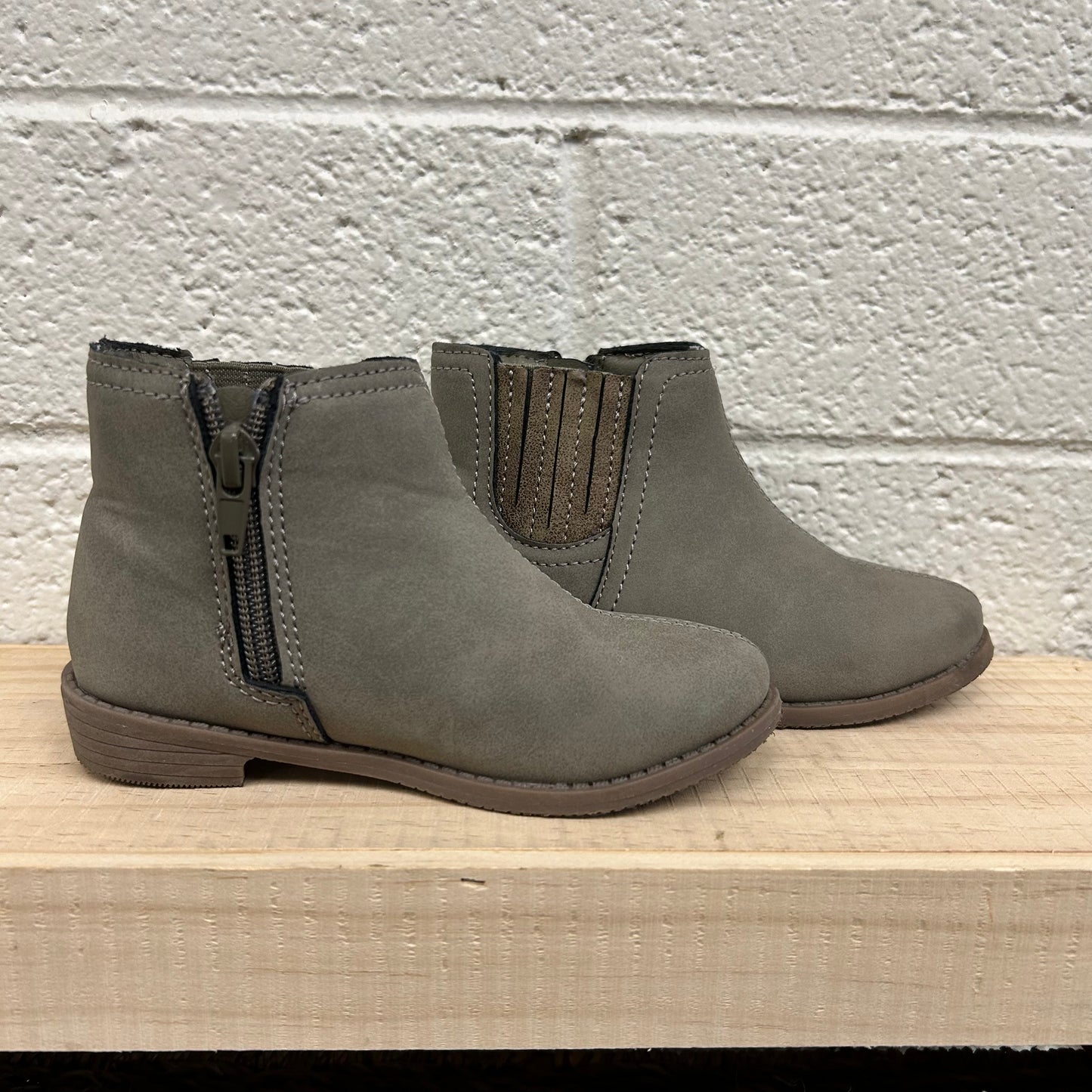 Grey Ankle Boots
