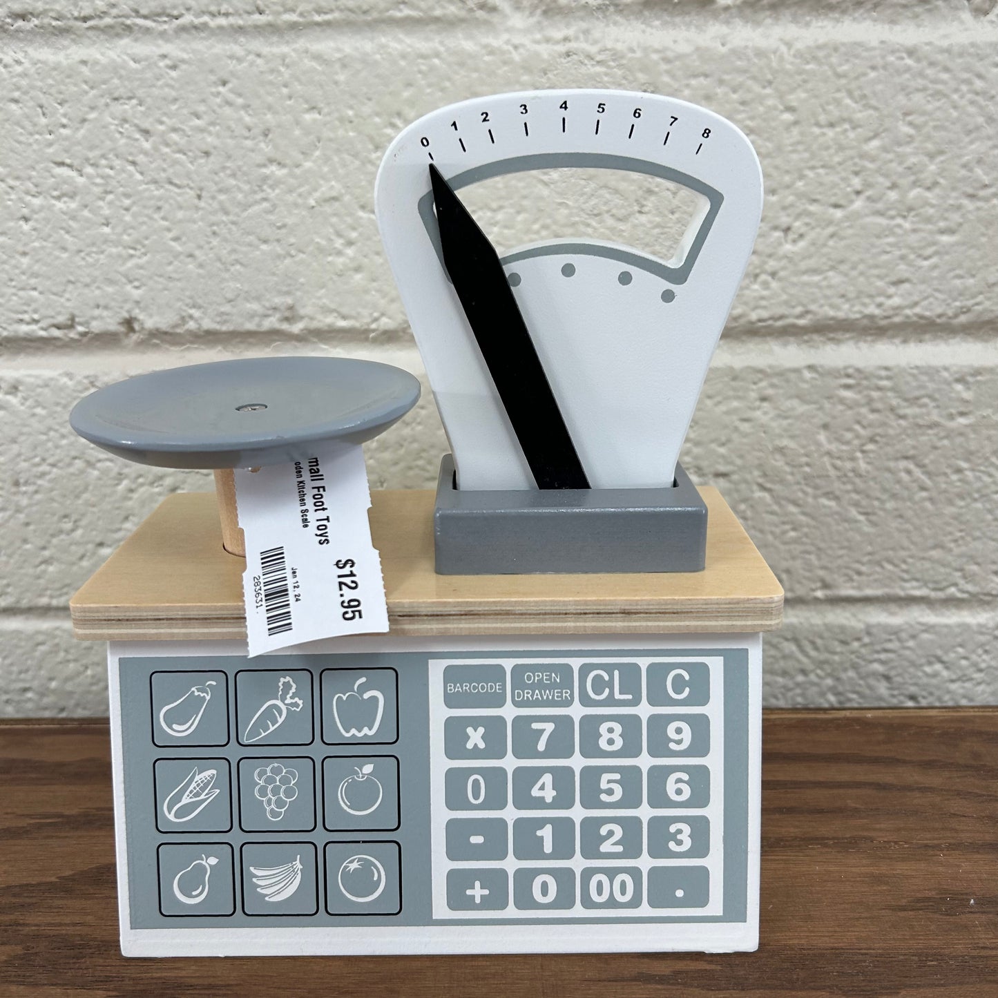 Wooden Kitchen Scale
