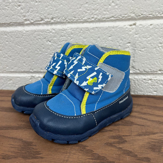 Blue & Green Insulated Boots