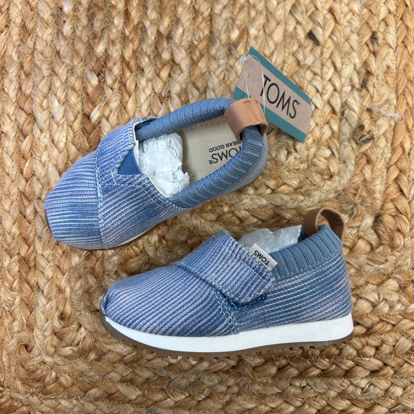 Pastel Blue Alpargata Resident Slip Ons NEW!