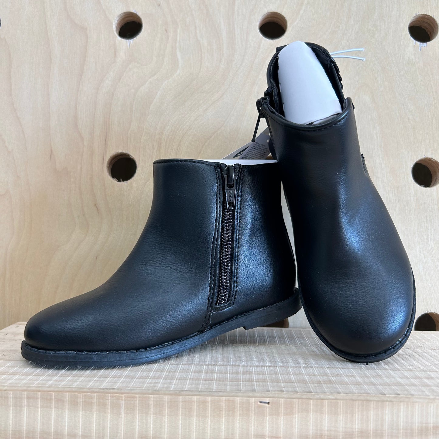 Black Pleather Boots NEW!