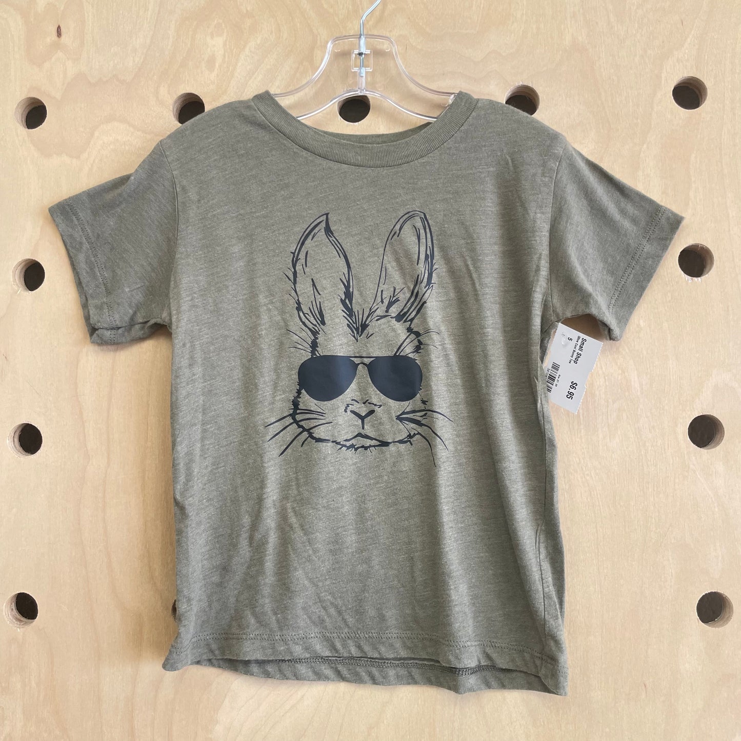 Olive Cool Bunny Tee
