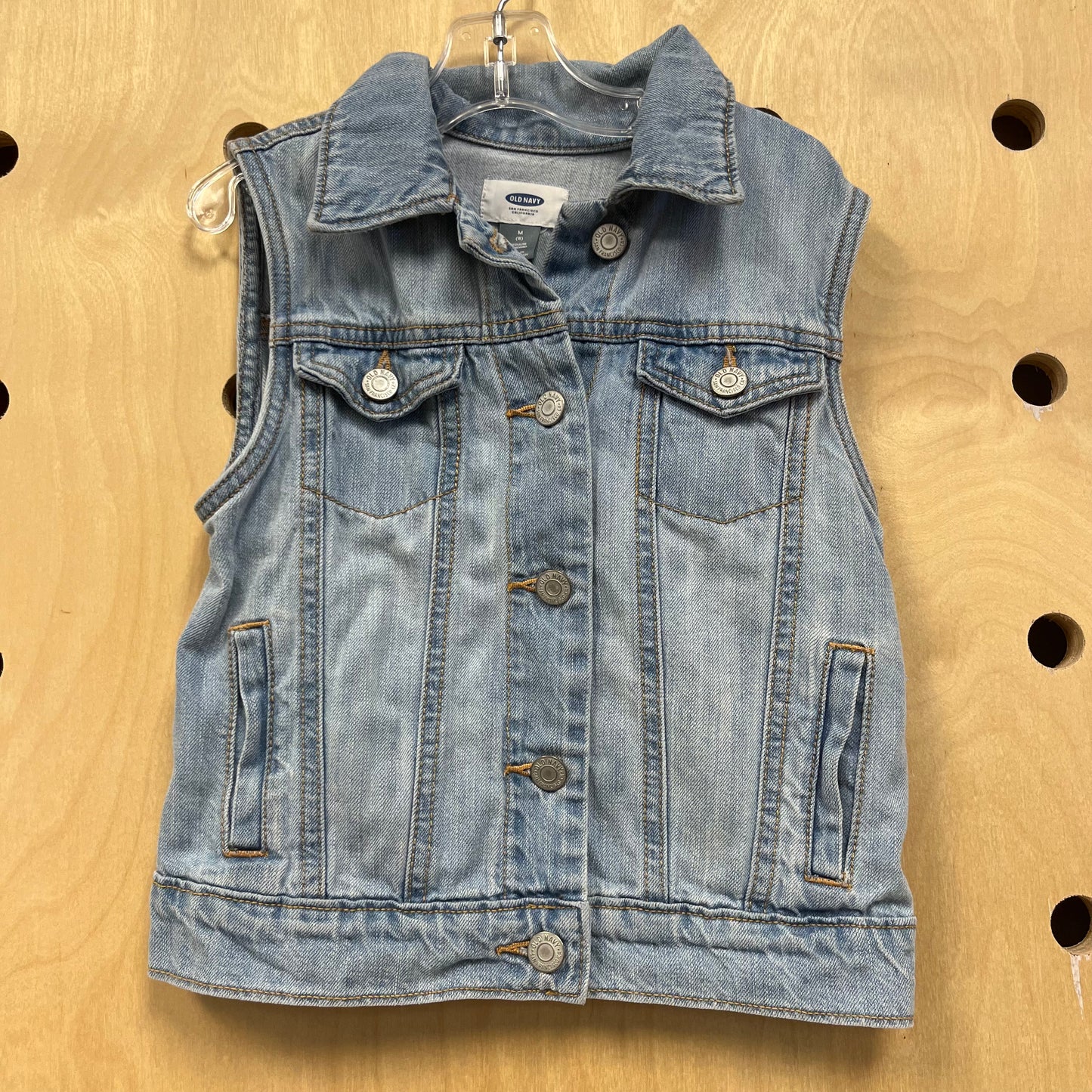 Light Blue Denim Vest
