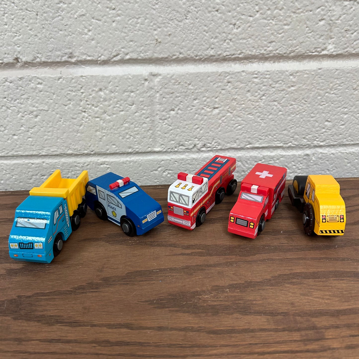 5pc. Wood Vehicles