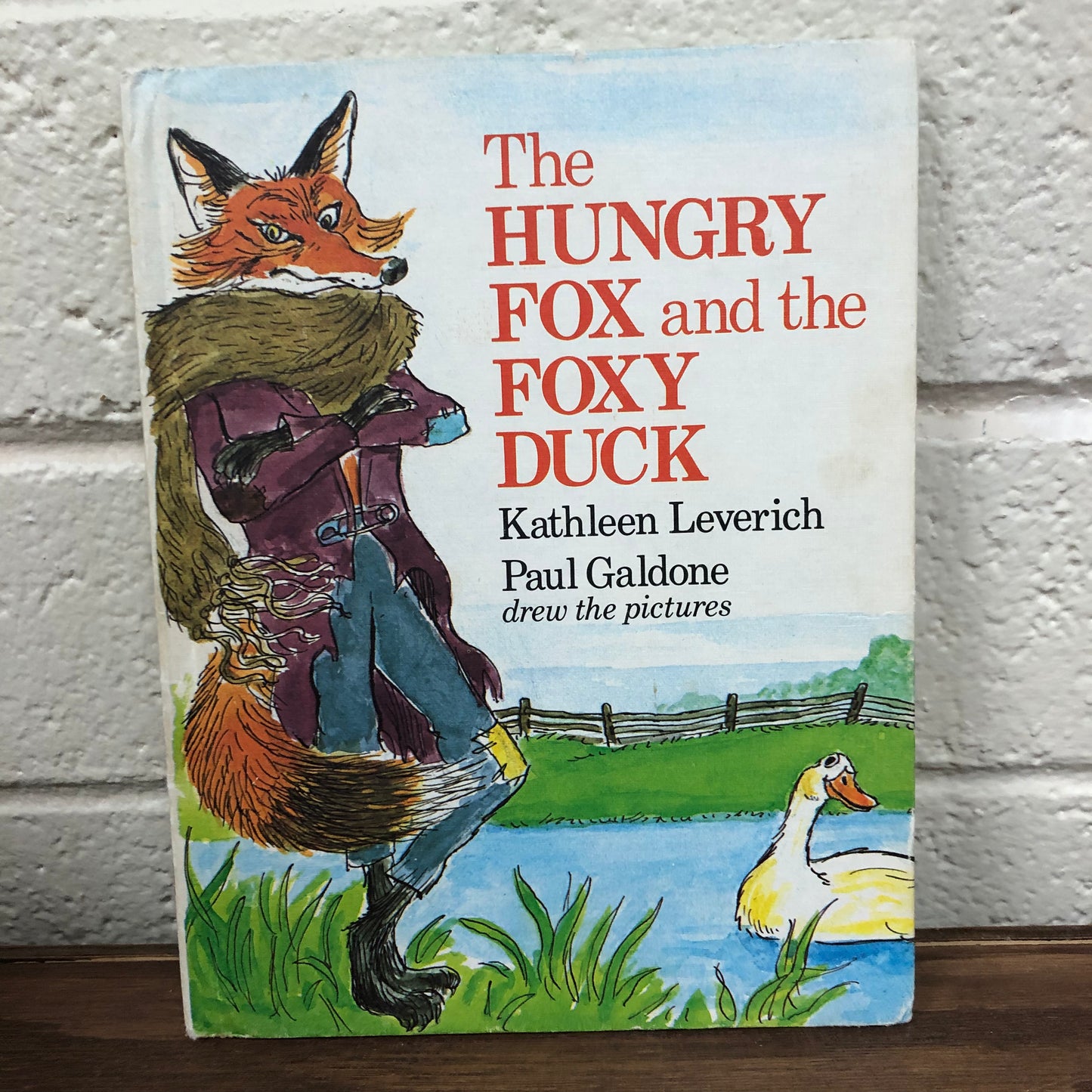 Vintage Hungry Fox & Duck