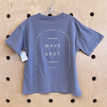 Grey Wave Spot 90s Era Tee