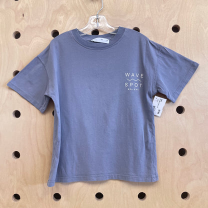 Grey Wave Spot 90s Era Tee