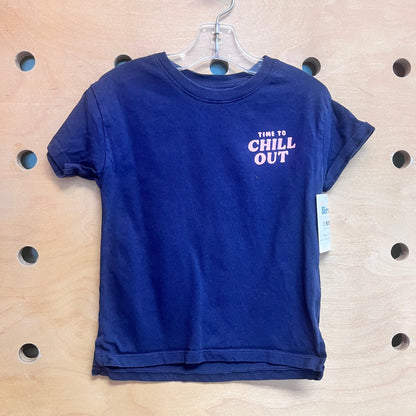 Blue Time To Chill Out Tee