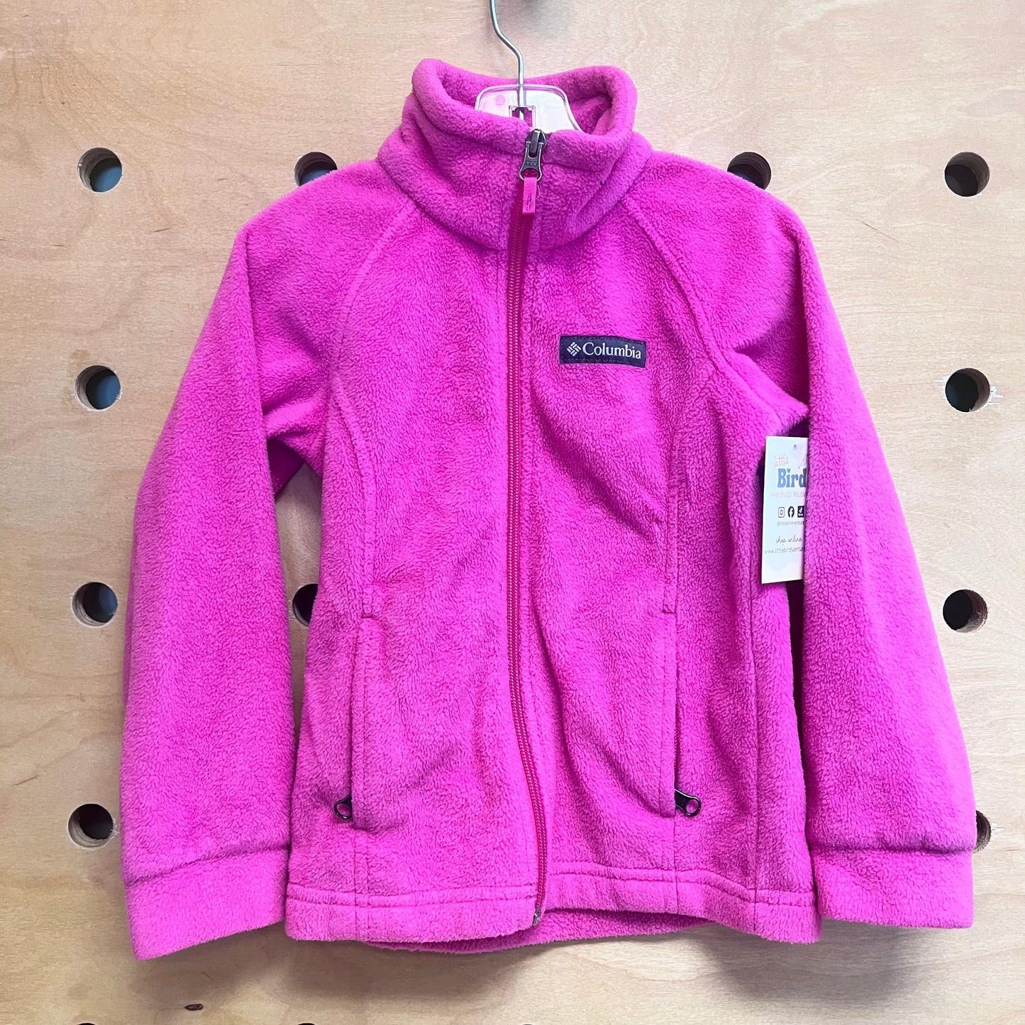 Pink Fleece Zip Jacket