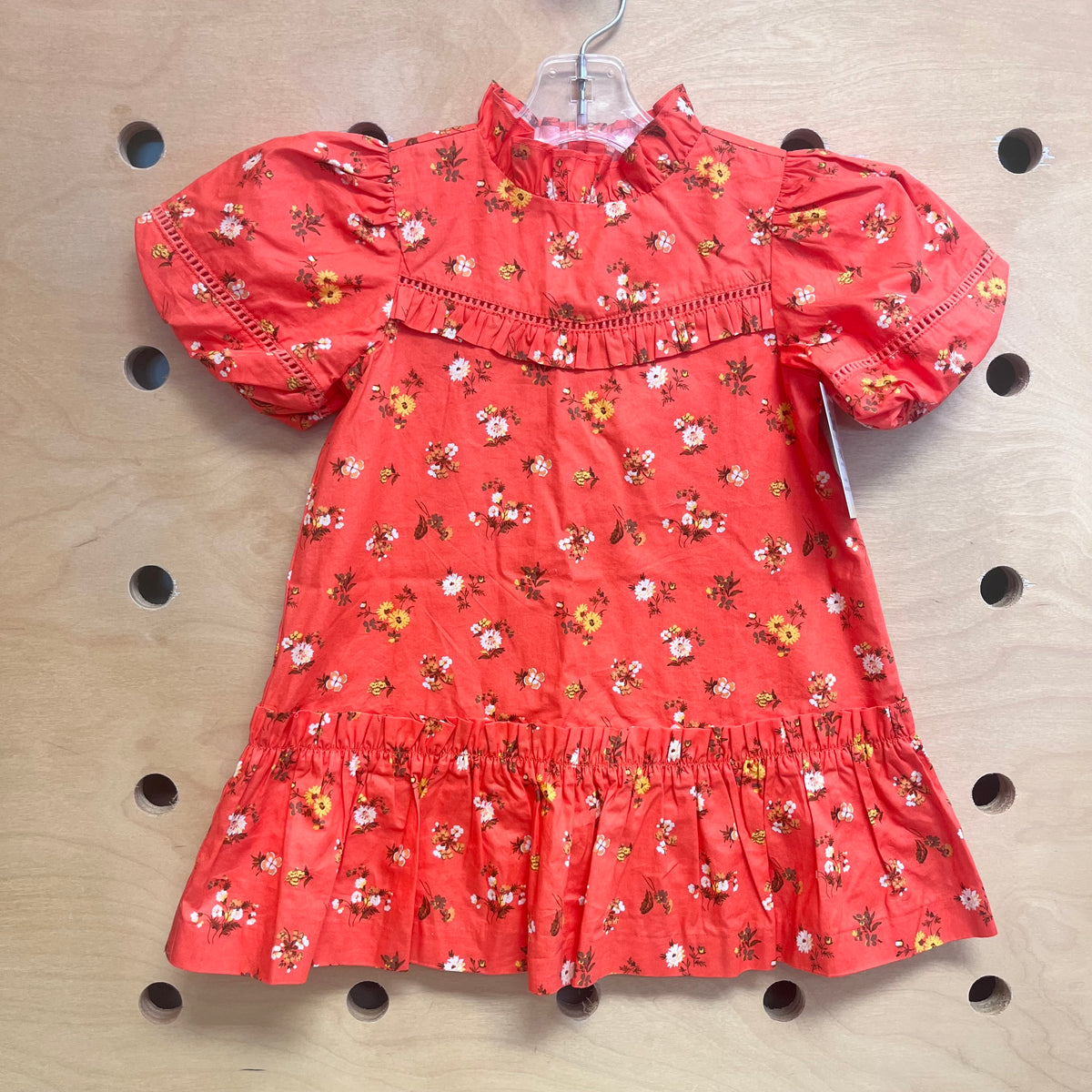 Orange/Yellow Floral Dress