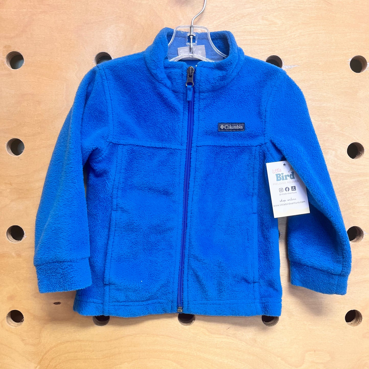 Blue Fleece Zip Jacket