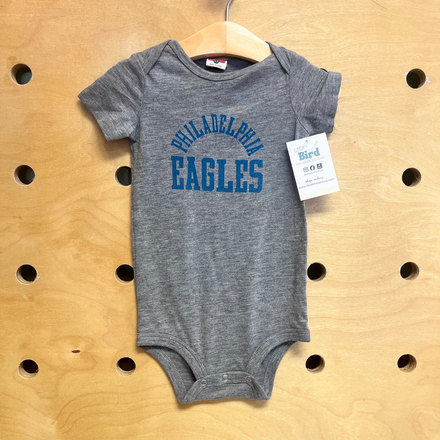 Grey Philadelphia Eagles Bodysuit