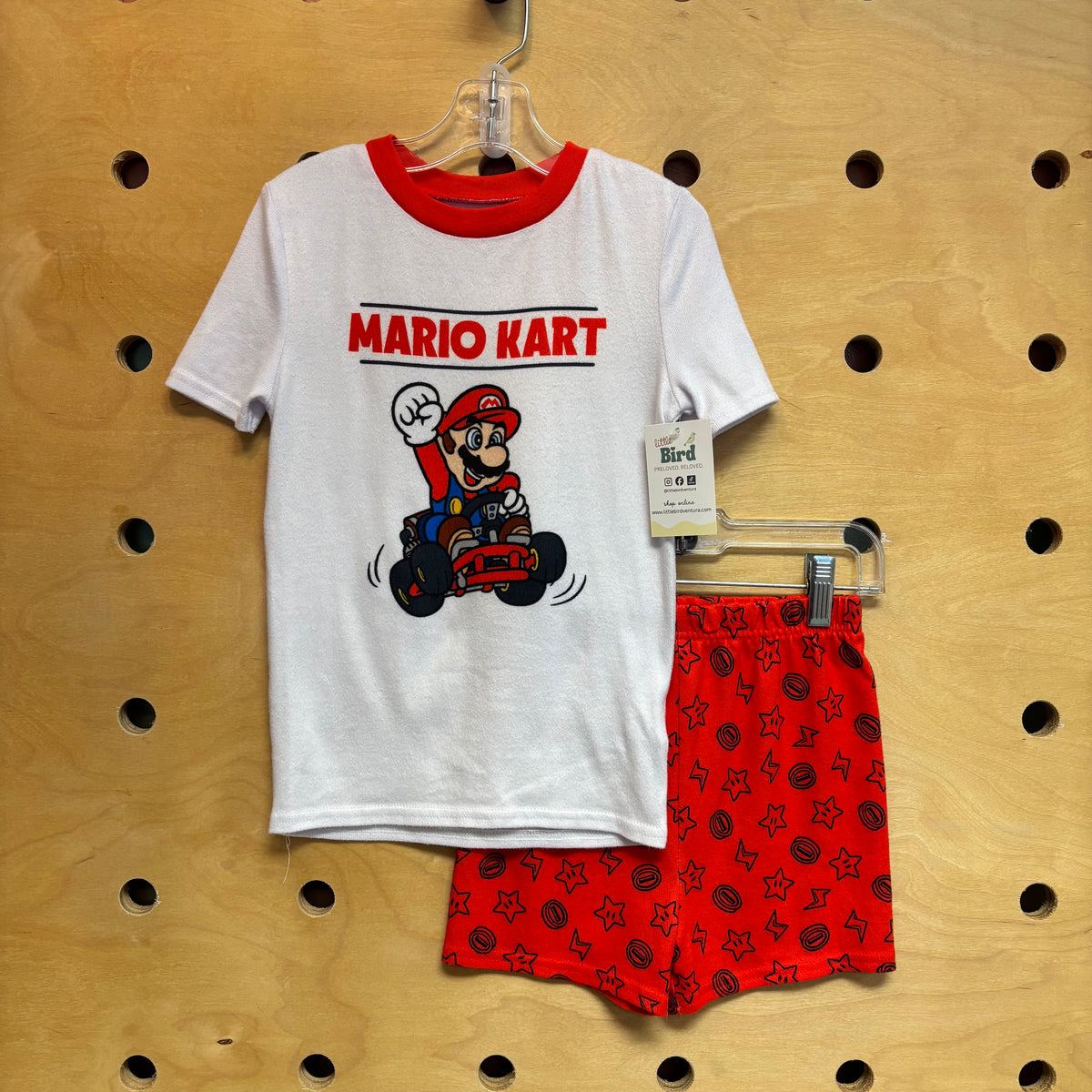 White Mario Kart Pajamas