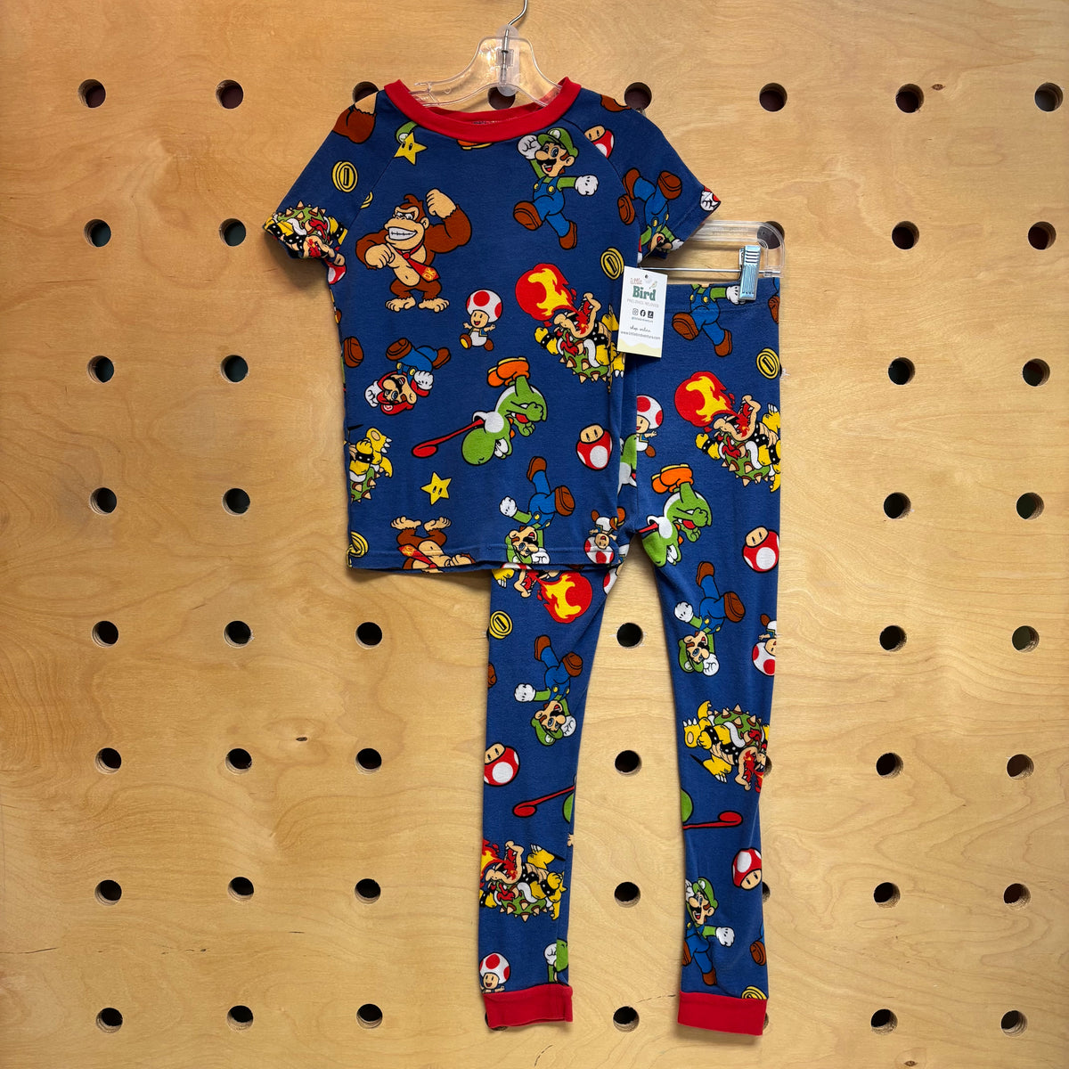 Blue Mario & Friends Pajamas