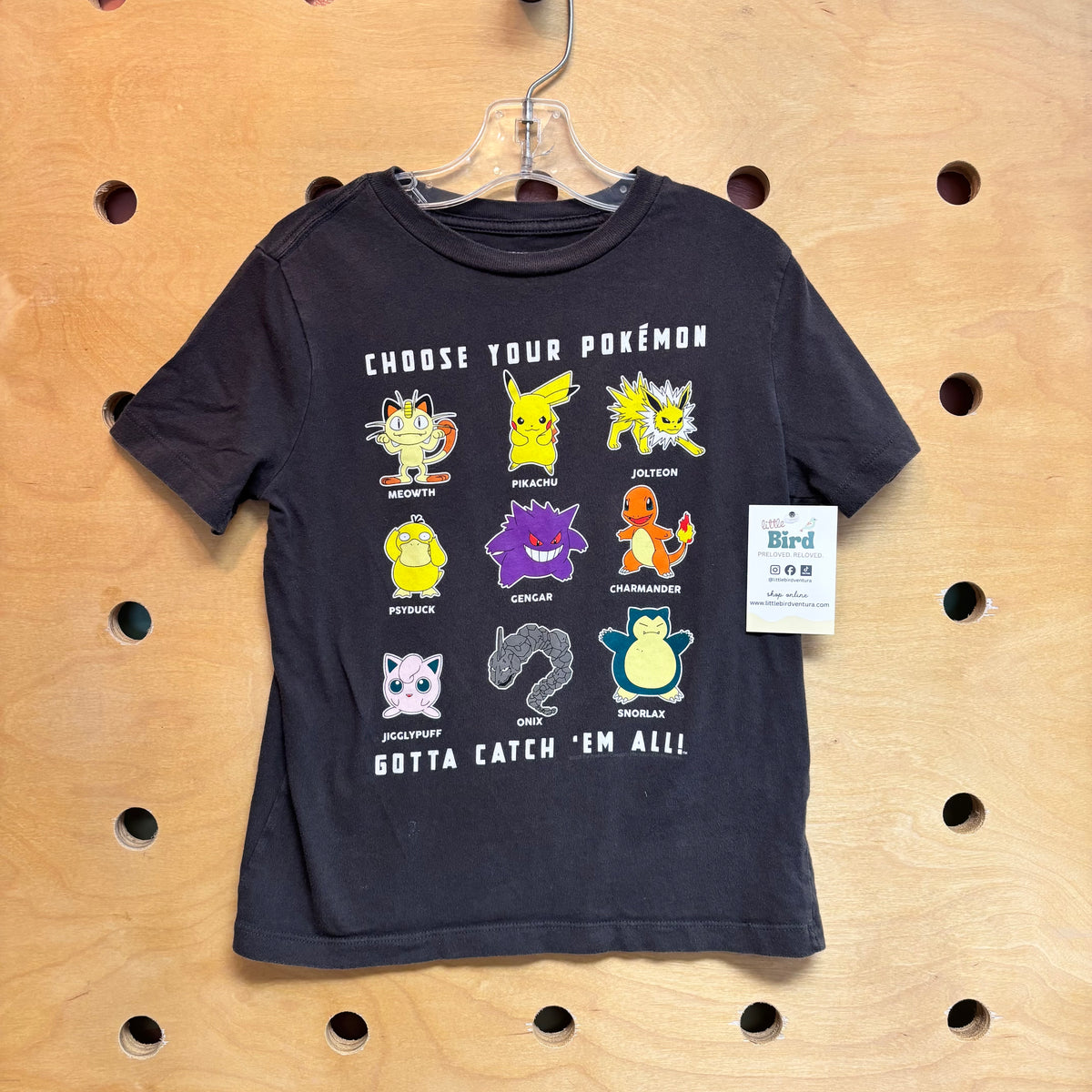 Grey Pokemon Tee