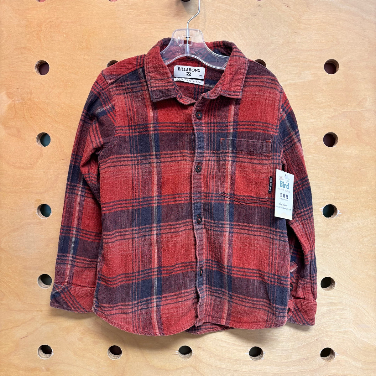 Red/Blue Plaid Button Up
