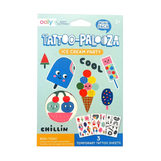 Ice Cream Party Tattoos