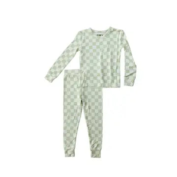 Green Checkered Bamboo
