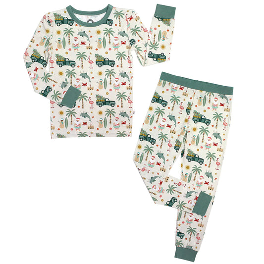 Coastal Christmas Pajama Set