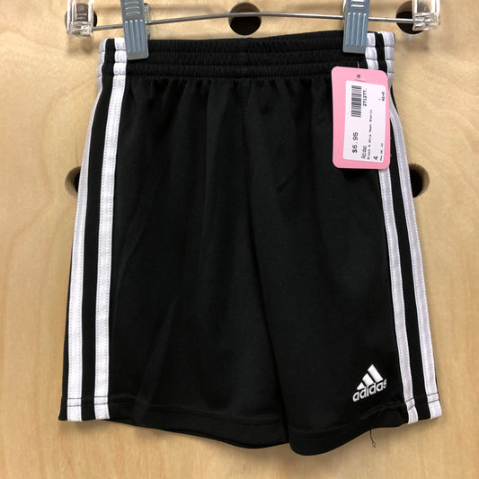 Black & White Mesh Shorts
